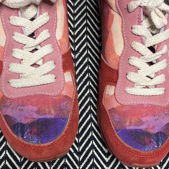 Inkkas Pink and Orange Sneakers - Picture 4 of 12